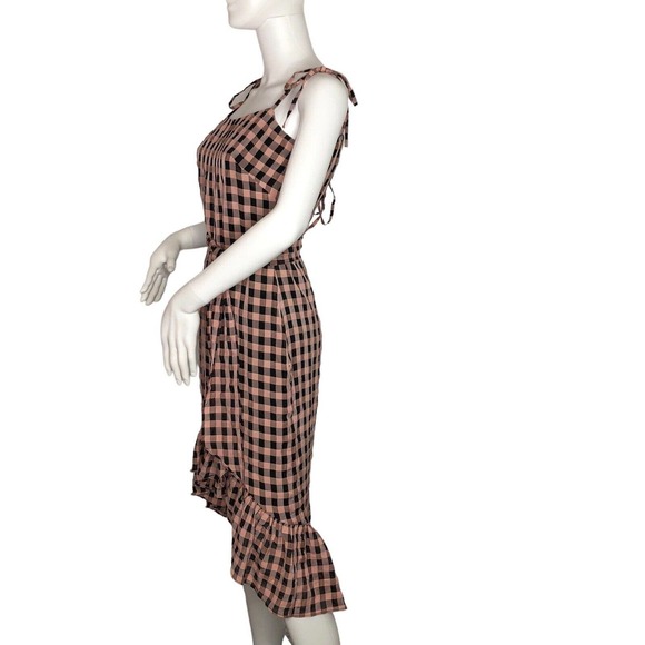 NEW Cosmopolitan X DTP Womens Freya Dress Gingham Dress‎ Size Small SAMPLE - Picture 2 of 11